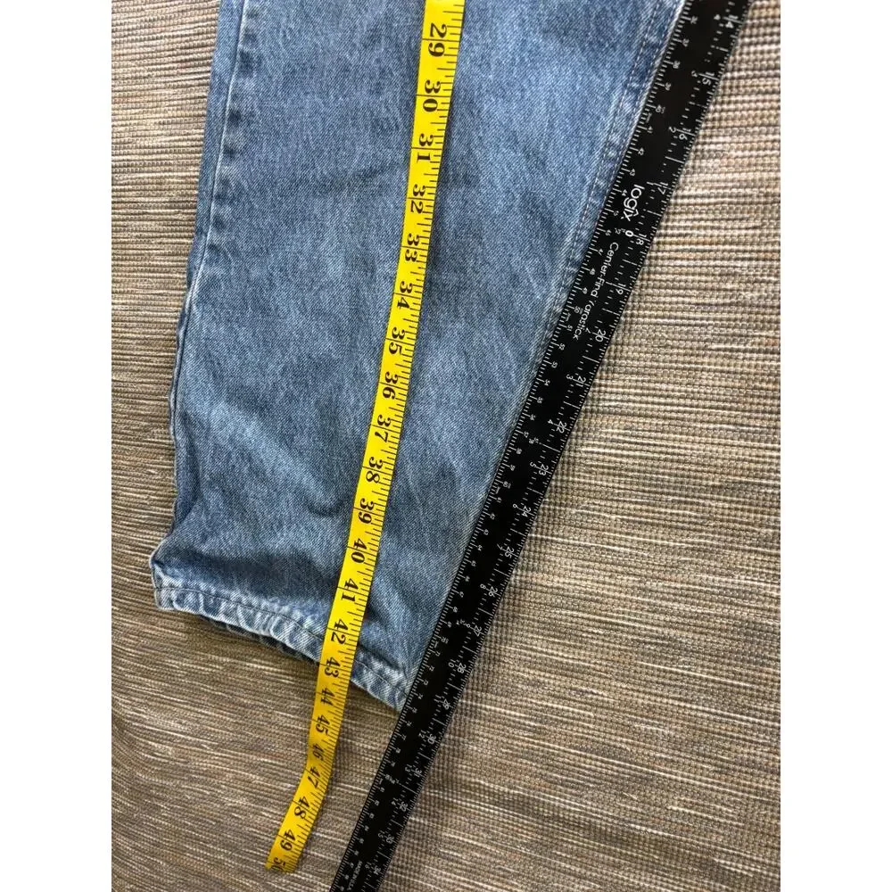 Carhartt FR Mens 40x30 FRB160 DNM Flame Resistant Straight Leg Denim Blue Jeans